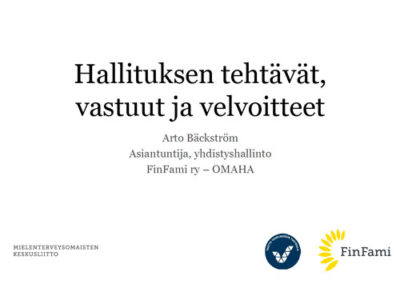 Hallituksen tehtävät ja vastuut