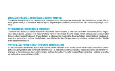 Mielenterveysomaistyön vapaaehtoistoiminnan strategia on valmistunut