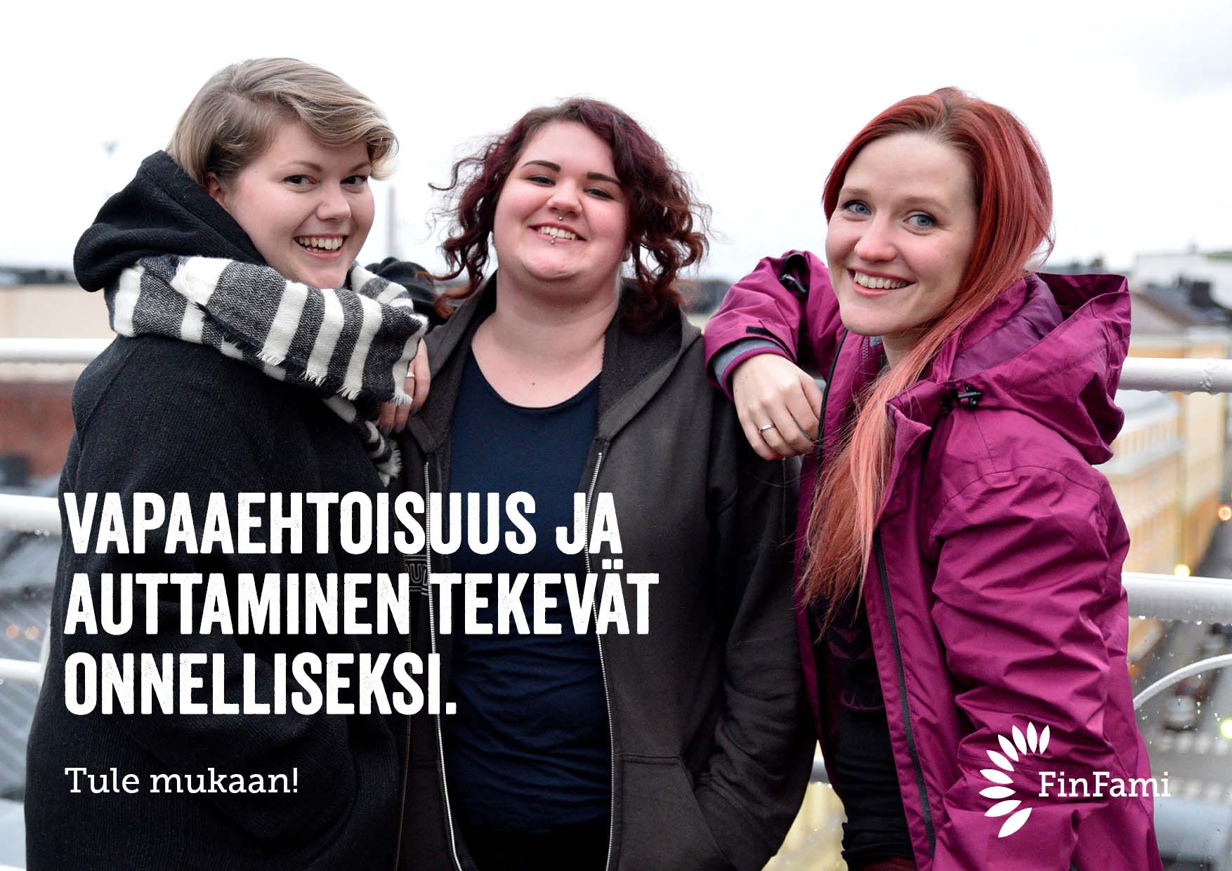 Onnellisuutta toisten auttamisesta myös poikkeusaikana